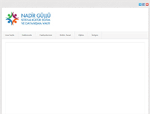 Tablet Screenshot of nadirgulluvakfi.org